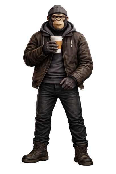 Urban Gorilla Mascot